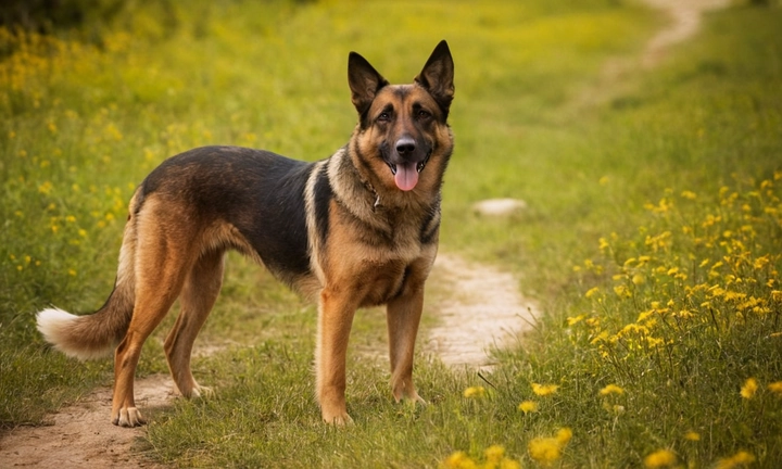 1) Un hermoso Braco de Borbón en su entorno natural, conozca sus características y bellezas; 2) Una persona cuidando y amando al perro, reflejo del carácter leal y atractivo del animal; 3) Un fondo neutro que destaque la belleza natural de los Bracós En resumen, ilustra un aspecto de amor y comprensión entre seres humanos y animales con un toque naturalista y fotográfico