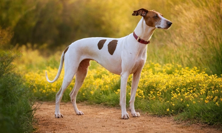 ADOBE COPILOT, en el que se presenta un galgo italiano en su entorno natural, como un jardín o un parque El lebrel italiano debe ser el protagonista de la foto, conmovedor y elegante a la vez, reflejando su nobleza e interés por los detalles La imagen puede incluir un paisaje alrededor del galgo, en el que se ve una belleza natural y espiritual Es importante que haya sombra o luz detrás de la toma para darle profundidad y respeto a este animal majestuoso No debe haber otros elementos visuales dominantes en la imagen, como árboles o edificios altos, lo que enfatizará el valor del lebrel como mascota y perro de cazar La paleta de colores en la imagen es fundamental para transmitir la elegancia y sofisticación del galgo, y pueden ser neutros o un poco más vibrantes a tono con los colores típicos que representan al Lebrillo Italiano