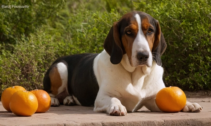 1) Perro enjutado y con aspecto delicado, posando junto a una rocalla natural o un jardín arreglado 2) Sus facciones sonrriente y carismáticas, con el cruce de ojos y la postura erguida típica del perro de compañía 3) Un fondo en tonos naranjas y verdosos, complementando la personalidad atrevida e ilustre del Grifón vandeano basset pequeño La captura debe ser actual y atractiva, demostrando la dulzura y el carácter del perro