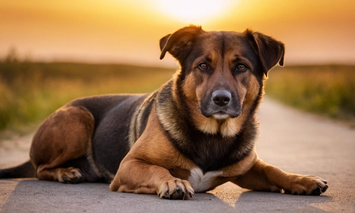 1) Un perro Moloso adulto, en tono de terciado y con aspecto cuidadoso 2) Sus ojos grandes, llenos de energía y respeto, con marcas sutiles que denotan su valentía y carácter fuerte 3) Su cabeza erguida y bien musculada, evidencia de la fuerza y protección que brinda este perro de gran tamaño 4) Un fondo neutro o en tono de grises para acentuar el aspecto dominante del moloso La imagen debe transmitir una sensación de respeto y admiración por la calidad, inteligencia y lealtad de estos ejemplarísimos caninos molosos