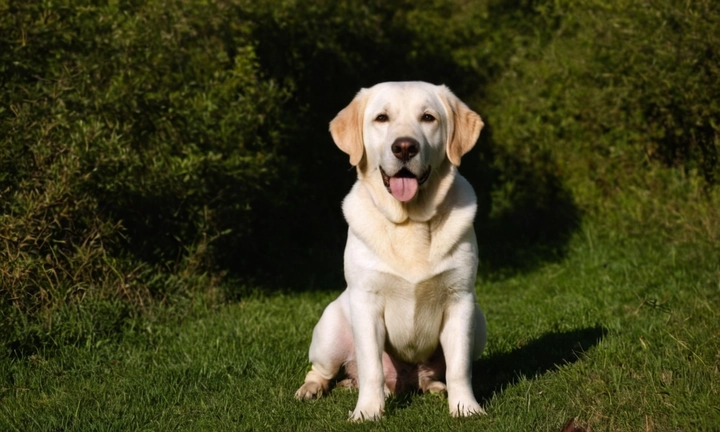 A un perro de tamaño medium a grande, con el cuerpo arqueado y musculoso, exhibiendo una gran fuerza y valentía en la expresión Los ojos deben ser grandes y profundos, con una mirada noble e interrumpida por momentos que transmite la historia detrás del Pastor de Maremma La camisa debe indicar el tipo de raza, probablemente en tonos oscuros para mostrar su nobleza El fondo puede ser un paisaje natural o urbanizado, resaltando la calidad y majestuosidad del perro La imagen debe capturar la emoción y aventura que representa este importante animalismo