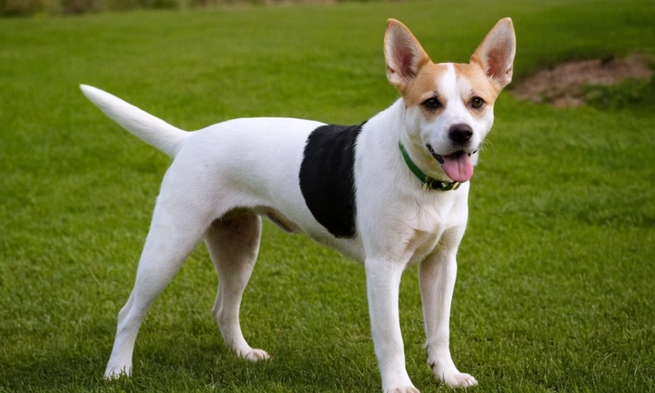 Una foto en la cual se destaque el perro diente, su carácter valiente y leal, así como sus características únicas como raza canina Puedes incluirlos caminando por un terreno escarpado o enfrentando a una situación difícil, con la bandera española en mano y la resolución de España en su vista Para resaltar los colores característicos del Perdiguero de Diente (verde, blanco y amarillo), podrías incorporarlos en el fondo de la imagen, combinando tonos naranja, verde y blanco Enfatizar la expresión de lucha, inteligencia o carácter valiente del perro en la foto también puede ser una excelente elección para representar correctamente este animal fascinante y poco común en los Estados Unidos