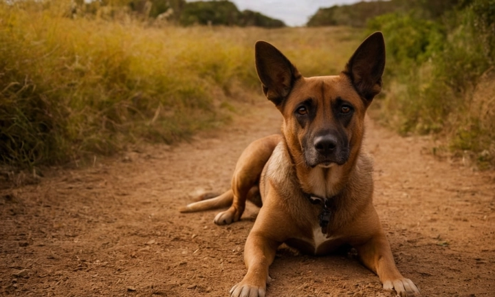 1) Un perro de San Huberto en compañía de su dueño, resplandormente contento y atento a sus indicaciones; 2) Rasgos propios del perro de San Huberto, como la flecha triangular formada entre los ojos y el busto, el patrón facial irregular y la cónica distribución de la masa corporal; 3) Un aspecto generalmente robuste y ágil, con un pelaje aterrizado en tonos terrosos, desde el marrón oscuro hasta las sombras del cielo nocturno, combinado con algunas flecos dorados que denotan su valiosa raigosa; 4) Una serie de peculiaridades únicas y encantadoras, como posar en diferentes posturas, dar patadas a su dueño o demostrar su tesoro guardado favorito (generalmente una colla, pulgas o garrapatas)