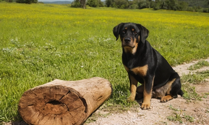 Un perro pastor en medio de su entorno natural, tal vez en un campo o un paraje montuoso Este perro, también conocido como Sarplaninac, posee características únicas y fascinantes, como la capacidad de rastrear objetivos móviles a través del agua (sabreador) y la habilidad de desplazarse en el suelo sin pisar el agua (hipotermismo) Su pelaje es de tonos azules con rayas oscuras, lo que le da un aspecto digno de admiración La composición de la imagen debe ser atractiva y capturar al espectador desde el primer instante para hacerlos querer leer el artículo completo y descubrir más sobre esta fascinante raza de perros