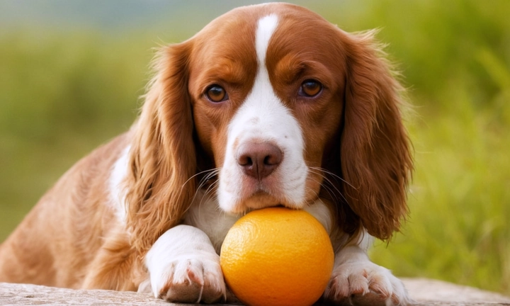 1) Un hermoso Spaniel Alemán adulto y centrado en el frame, con una atmósfera natural y un fondo neutro que permita resaltar su belleza y personalidad No debe haber otros personajes o objetos relevantes en la escena 2) El perro debajo de una luz cálida y lejana, lo que sugiere calidez y cercanía También puede ser una toalla o un accesorio que rodee al perro 3) La combinación de colores es importante: el tono del pelaje principal debe ser marrón claro con manchas anaranjas y amarillas, y el fondo negro podría añadir profundidad y contrastes interesantes El texto en la imagen debe tener un legible y atractivo formato para que los lectores se sientan identificados con el perro y su propósito Intenta utilizar colores llamativos o imágenes de inspiración natural para darle una sensación acogida y auténtica al lector Mantén un esfuerzo en el diseño minimalista, pero siempre puedes agregar un toque personal que destaque tu pasión por el tema del artículo En última instancia, la imagen debe ser atractiva, fácil de leer y resaltar el propósito del artículo