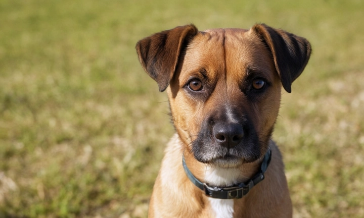 Un perro de dimensiones medias a grandes, con colmillos y ojitas afuera, evidencia de una formación dentular bicornea y patas alineadas La combinación de colores en el pelaje es típicamente marino claro con partes oscuras y rayas horizontales trasparentes, destacando la personalidad atrevida y valiosa del terrier alemán Asegúrate de que la imagen refleje correctamente su carácter y temperamento